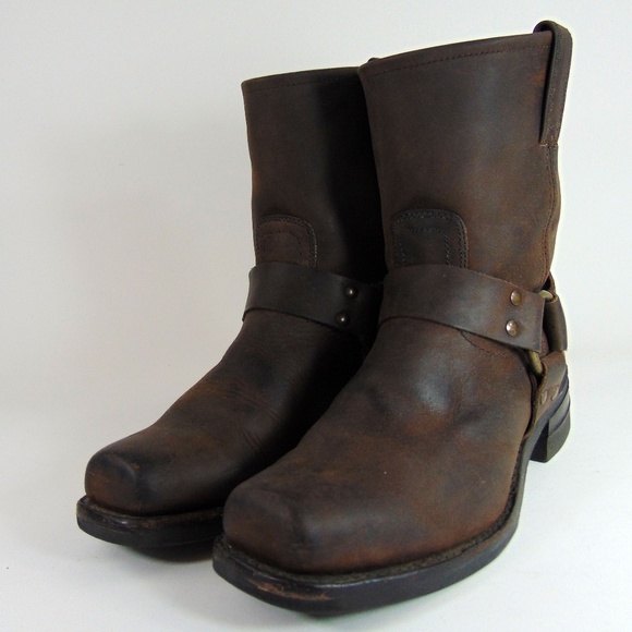FRYE 87400 Harness Brown Motorcycle Boots Size 9.5 - Picture 10 of 10